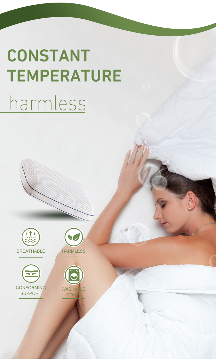 Горячая Распродажа Спящий Любимый Рельеф Давление Охлаждающий Гель Память Пена Хлеб Гидрофильный Хлопок Подушка Для Сна 19