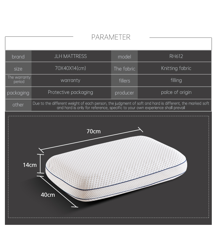 Горячая Распродажа Спящий Любимый Рельеф Давление Охлаждающий Гель Память Пена Хлеб Гидрофильный Хлопок Подушка Для Сна 22