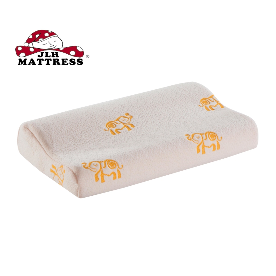 Oreiller orthopédique en mousse à mémoire de forme en latex avec housse tricotée de haute qualité pour massage du cou et des soins infirmiers 6