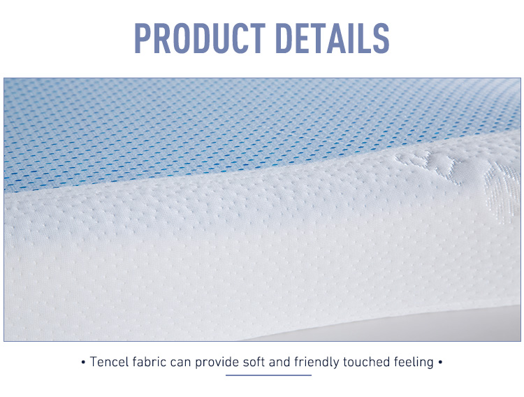 Введение в заводскую цену Raw Comfort And Relax гипоаллергенная двусторонняя латексная муссовая гелевая пена с эффектом памяти подушка для кровати 15