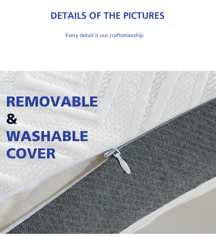 Высококачественная оптовая ткань из ткани с перьями 100% вата для мытья пена с засыпанием спящей измельченная подушка для постельных принадлежностей 15