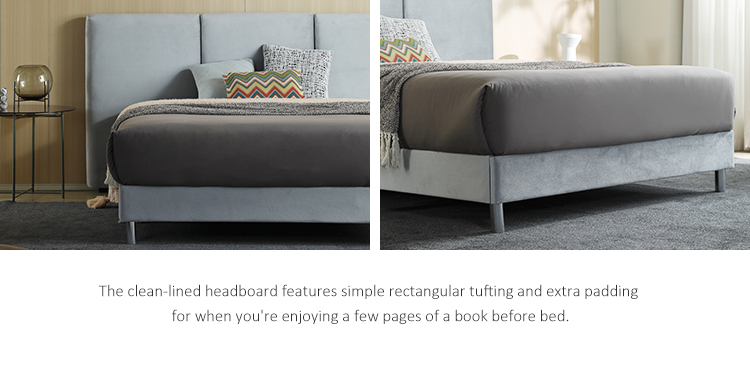 MB3568ZT Three-piece headboard disassembly and splicing simple upholstered bed 9