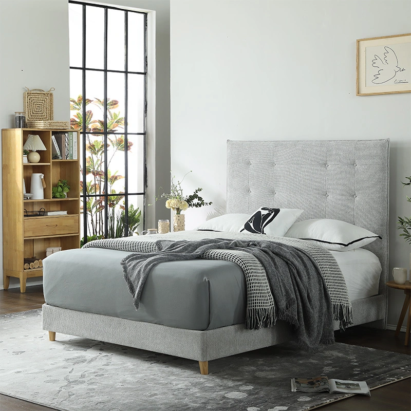 Best MB3663ZT Easy clean Fabric Tufted Bed, Assorted Sizes &amp; Colors Factory Price - JLH Furniture 1