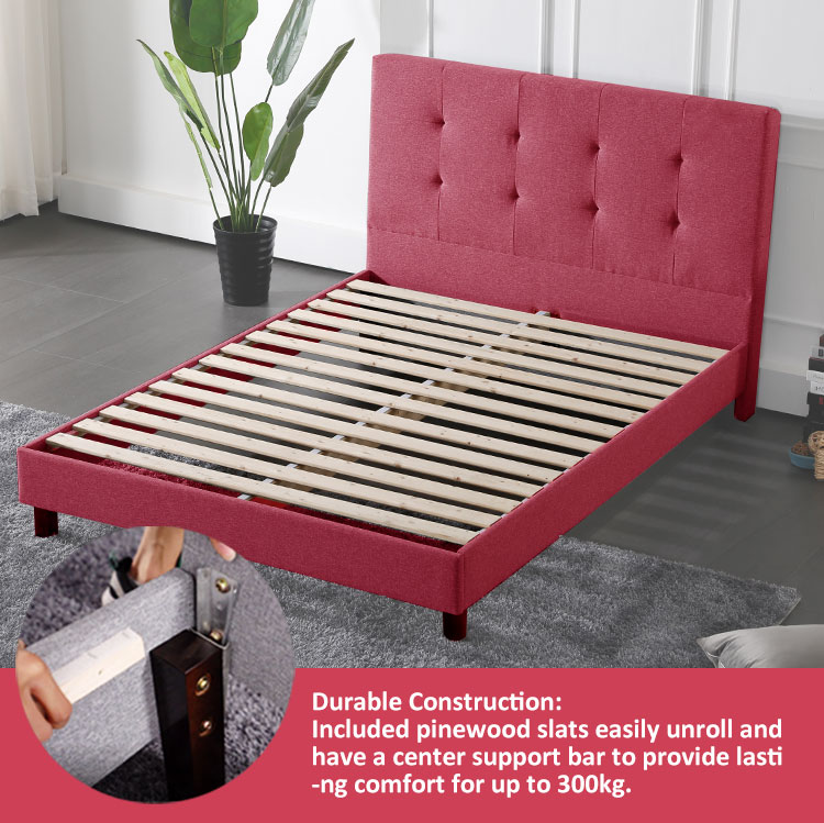 JLH Mattress - Quality Modern upholstered bed One-min assembled Manufacturer MB3658ZT 10