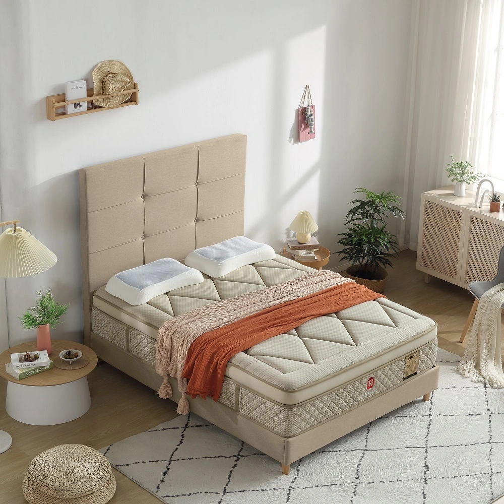 JLH Mattress - 2023 ORIGIN High End Latex-Like Nano Pocket Sprung Mattress 14inch 34PB-36 1
