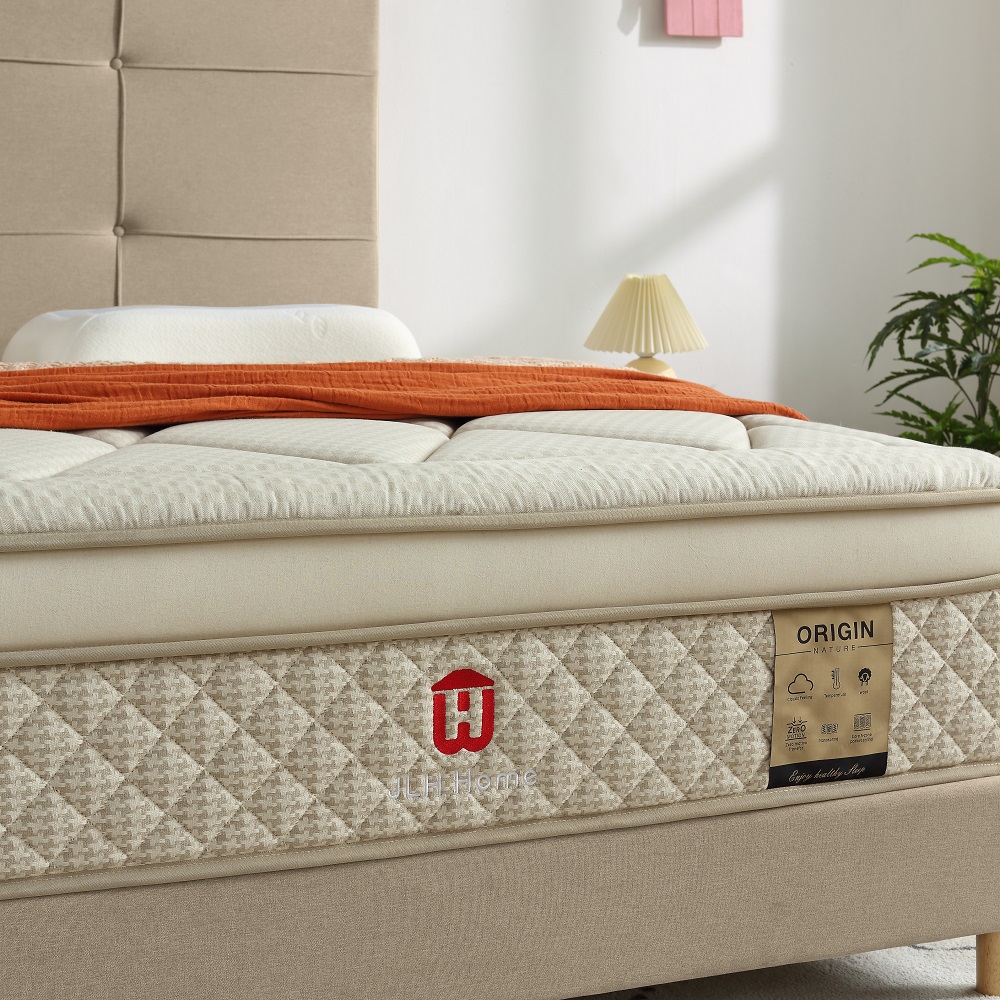 JLH Mattress - 2023 ORIGIN High End Latex-Like Nano Pocket Sprung Mattress 14inch 34PB-36 10