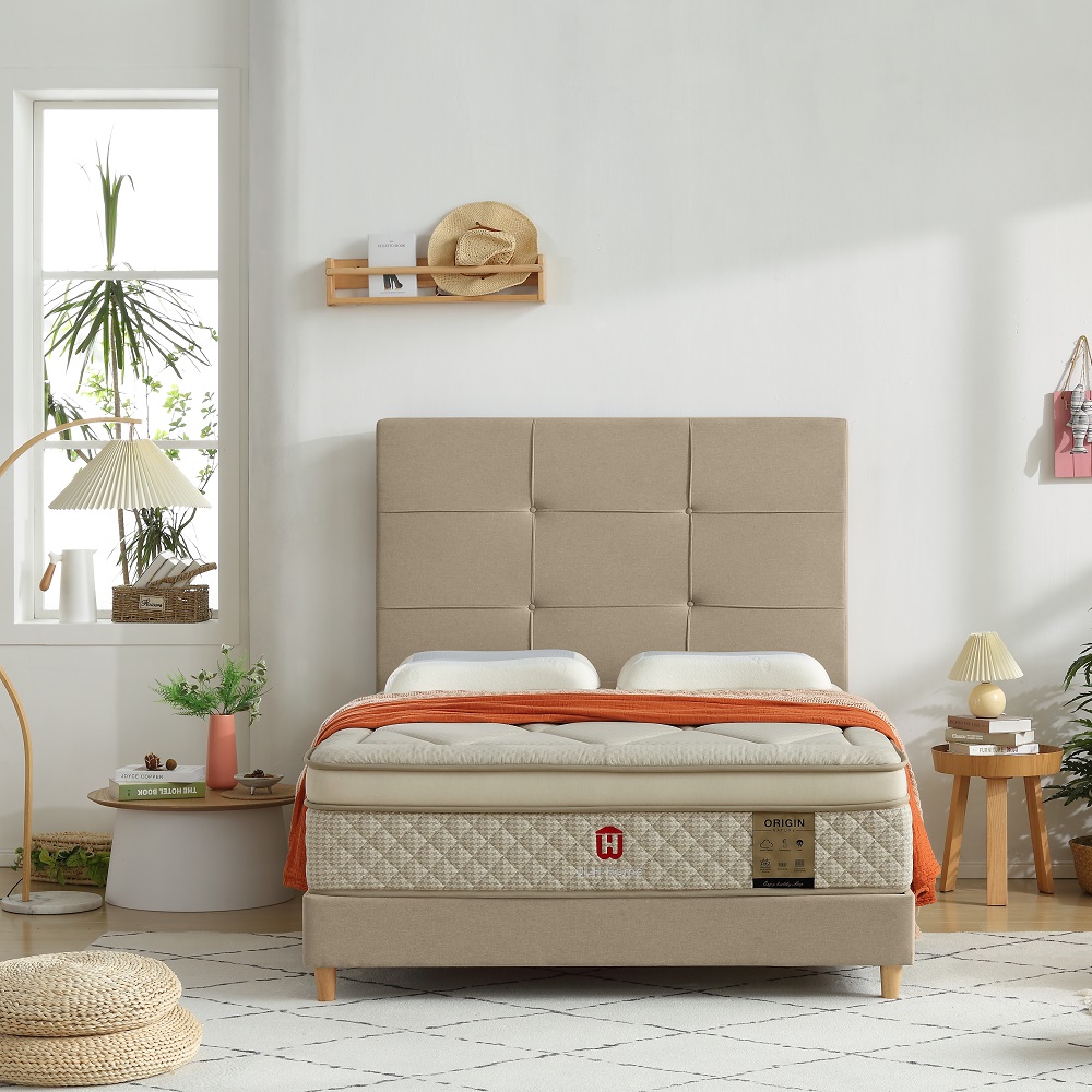 JLH Mattress - 2023 ORIGIN High End Latex-Like Nano Pocket Sprung Mattress 14inch 34PB-36 11