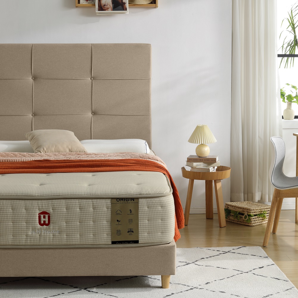 JLH Mattress - 2023 ORIGIN Bio-based Memory Foam Pocket Sprung Mattress 12inch 21PB-38 10