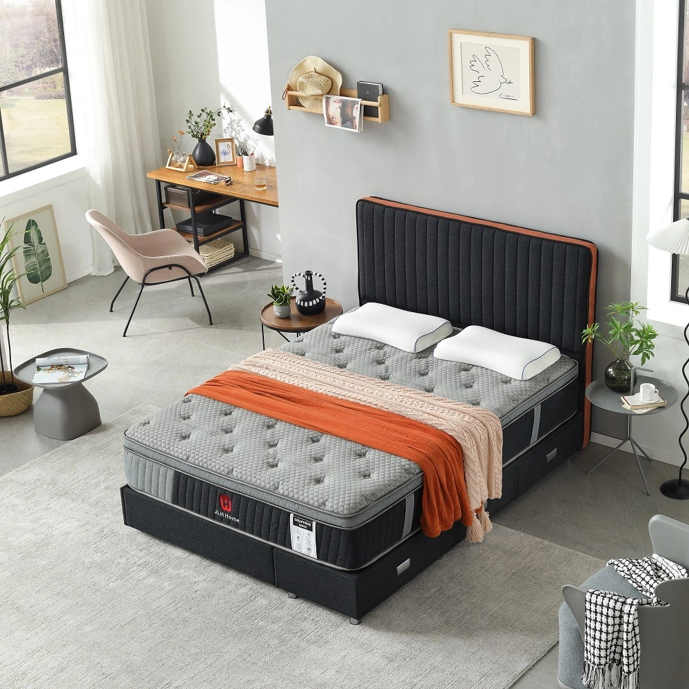 JLH Mattress - Colchón de espuma viscoelástica de base biológica GRAPHENE 2023 con muelles ensacados de 11,5 pulgadas y 34 PB37 1