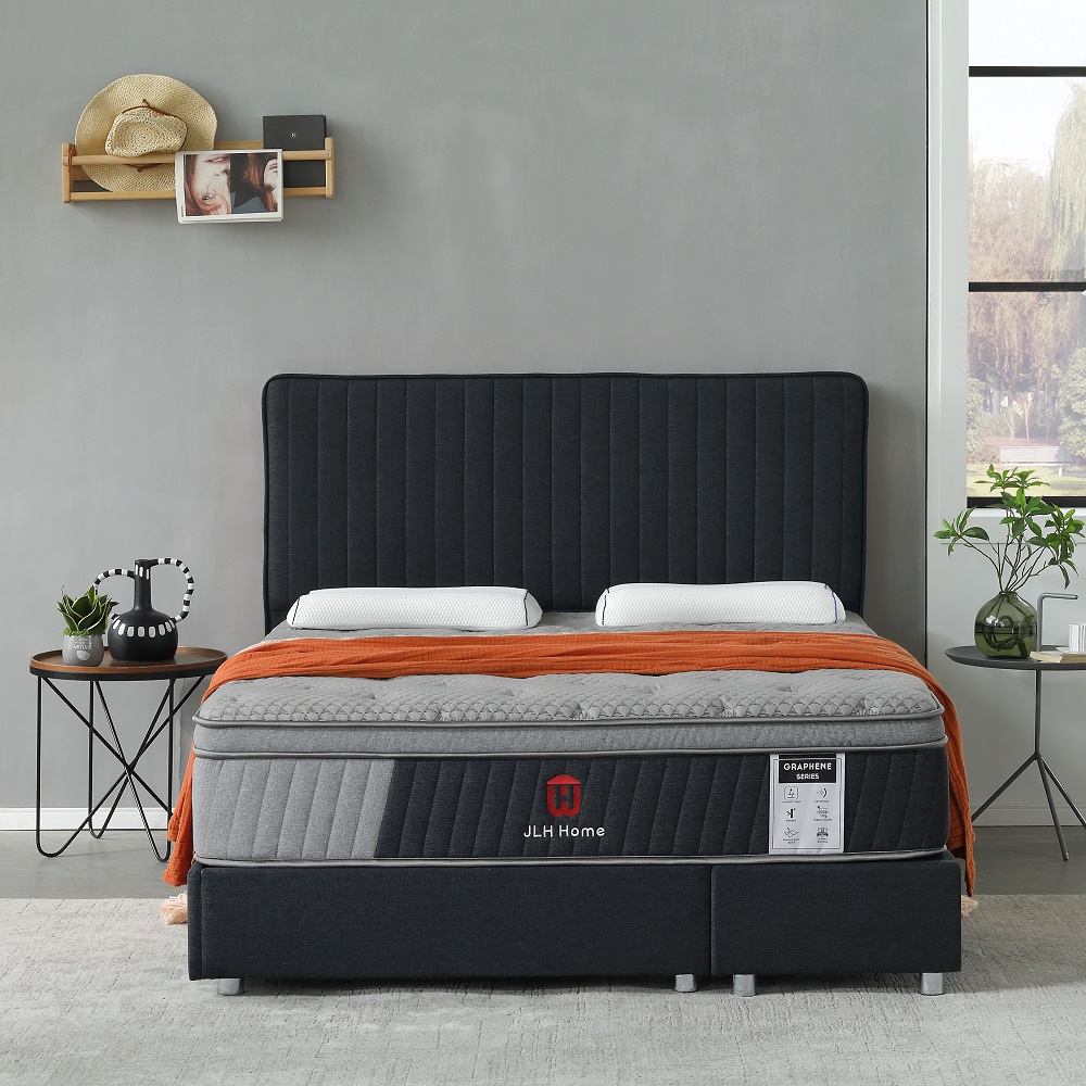 JLH Mattress - 2023 GRAPHENE Bio-Based Memory foam pocket spring Mattress 11.5inch 34PB-37 11