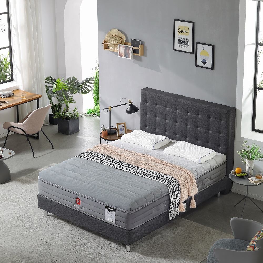 JLH Mattress - 2023 FITMAT Removable Natural Latex pocket Spring Mattress with good price 34PF-01 10