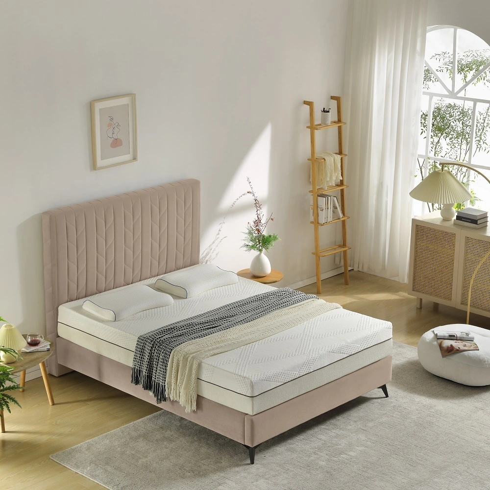 Matelas en mousse à mémoire de forme au charbon de bois 25BM-01 pour adulte de 10 pouces au meilleur rapport qualité-prix 1