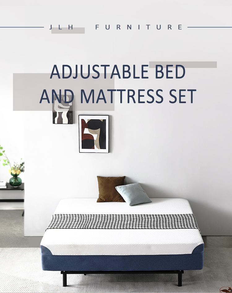 High Quality DK034-7 electric bed and mattress set smart adjustable electric bed Wholesale Products | JLH Mattress 2