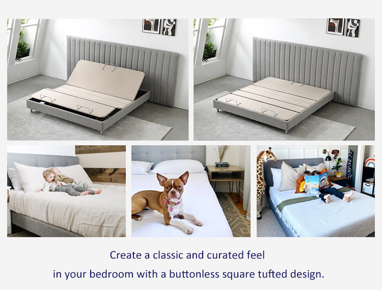 JH209D Best Motorized Adjustable bed base Okin motor Germany Control Supplier 3