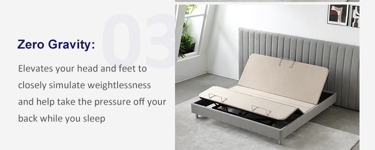 JH209D Best Motorized Adjustable bed base Okin motor Germany Control Supplier 5