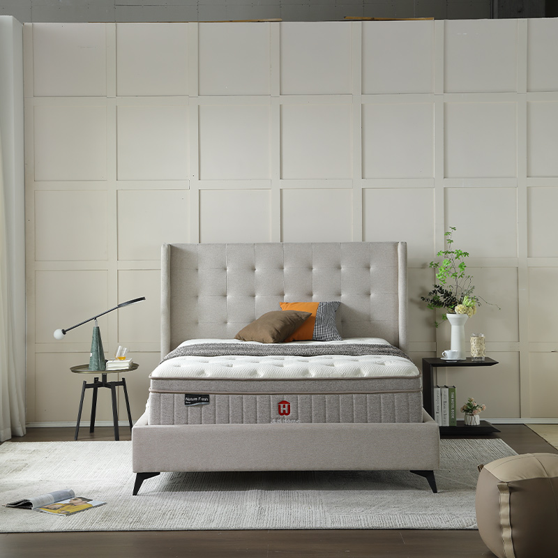 34PA-94 Natural Fresh Oraganic Cotton firmer Box spring mattress Products | JLH Mattress 4