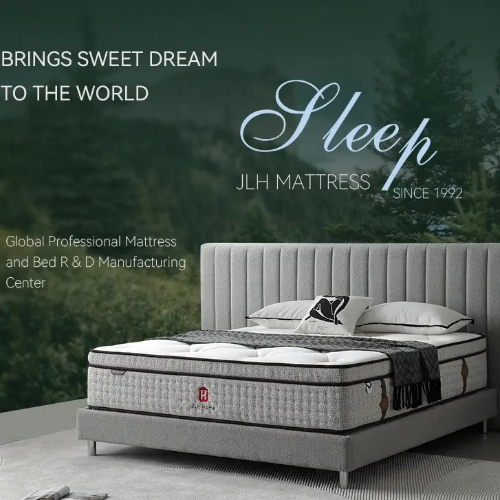 13inch Wholesale 34PD-13 Luxury Cooltouch Open Coil Tufted Mattres with good price - JLH Mattress 1