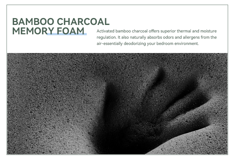 29CM-01 Best Baoboo Charcoal Memory foam Mattress Factory Price - JLH Mattress 12