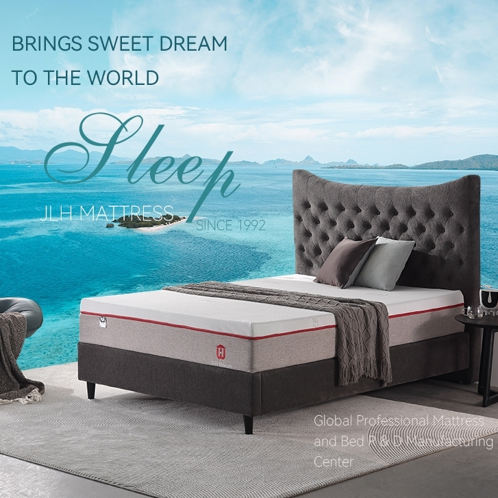 25GM-02 Colchón de espuma viscoelástica con soporte de corte de 3 zonas con gel Productos | JLH Mattress 1