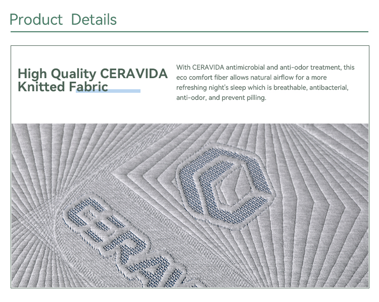 30TM-02 Best Quality Green Tea Memory foam mattress Factory 11