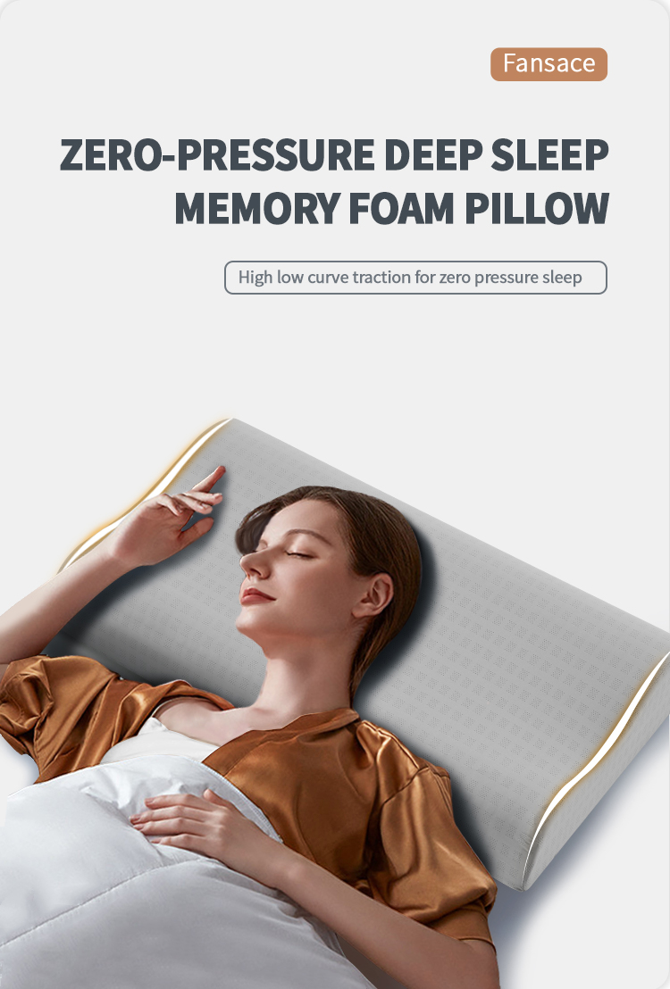 FP-03 売れ筋商品 人間工学に基づいた頸椎ゼロ圧力ディープスリープメモリーフォーム枕 14