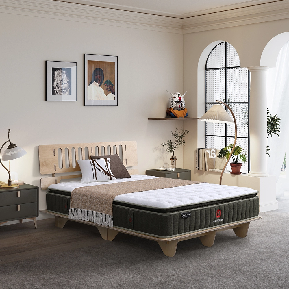 32PB-30 Queen Cashmere Madrass in Bag Spring Modern Design Madrass for Home Hotel Hospital Use - JLH Mattress 1