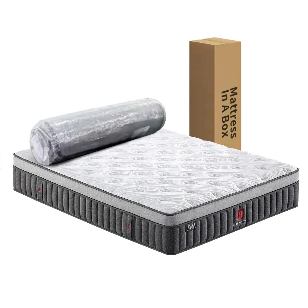 34PA-95 Hot Sale High Quality Bio-based Memory Foam Mattresses in a box Pocket Spring Mattress for Sleeping- jlh home 1