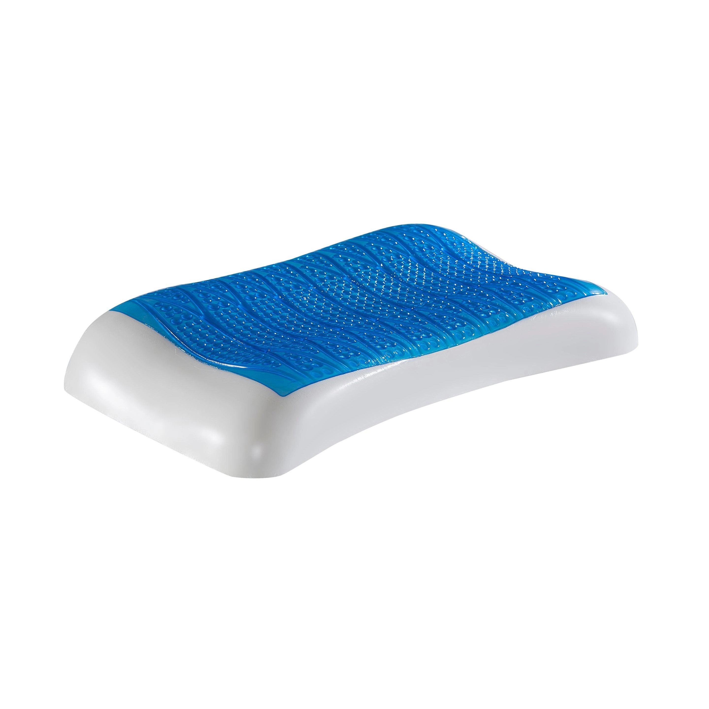 Intro to Factory Price Raw Comfort And Relax Hypoallergenic Reversible Latex Mousse Gel Memory Foam Bed Pillow 1