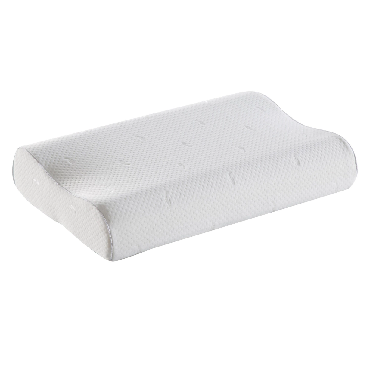 hotel apartment pillows white knitted fabric orthopedic adult cooling gel Infused memory foam pillow 1