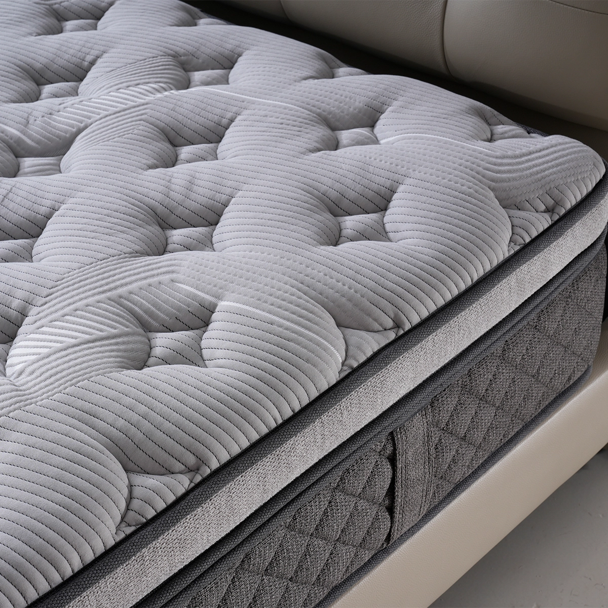 47AA-24 Factory Competitive Price Box Top Spring Bed Mattresses Memory Foam Mini Pocket Spring Mattress for Sleepping 1