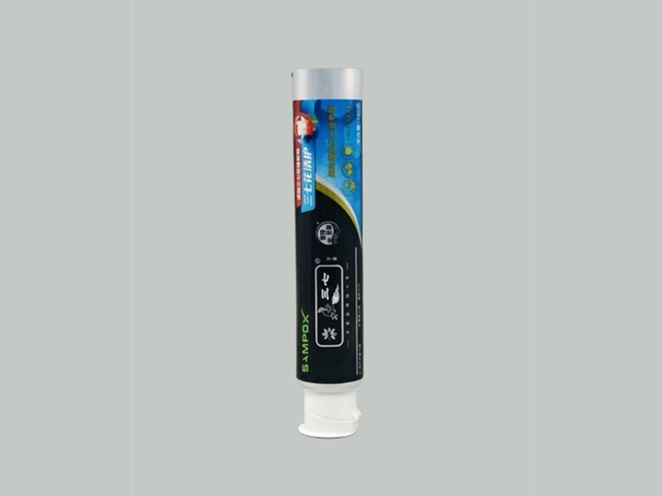 Aluminiumplastikzahnpastatube-Flip-Cap-glatte Oberflächenmundpflegeverpackung 1