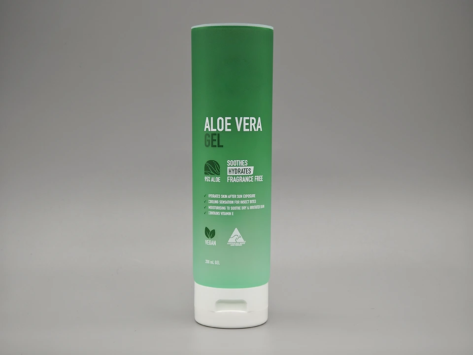 Aloe Vera Gel Tube Green Gradient White Flip Cap Large Capacity 1