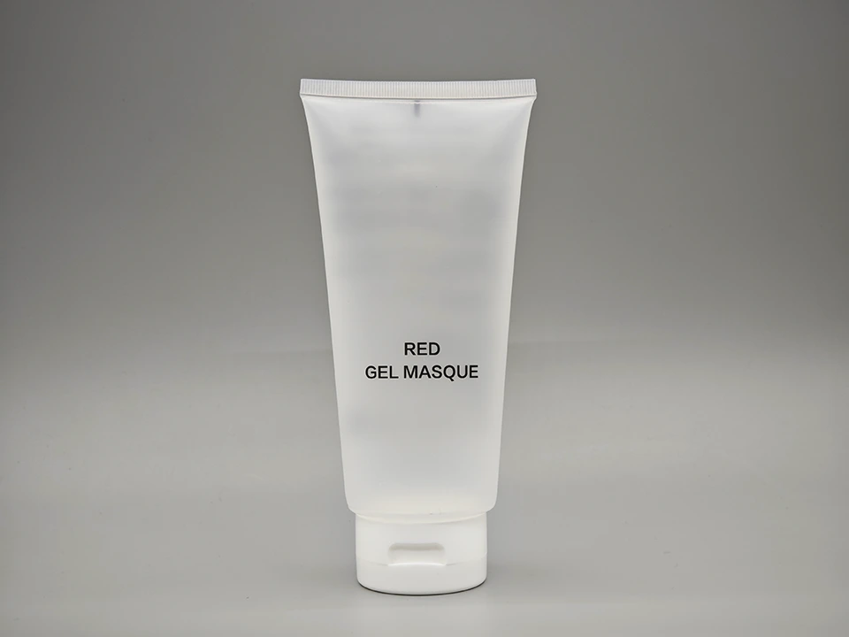 Frosted Clear Mask Tube White Flip Cap Large Capacity Packaging 1