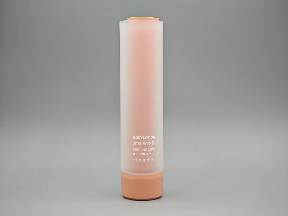 Tubo de loción corporal personalizado de 200 ml, diámetro 50 mm, tapa esmerilada de PE de diseño doble. 1