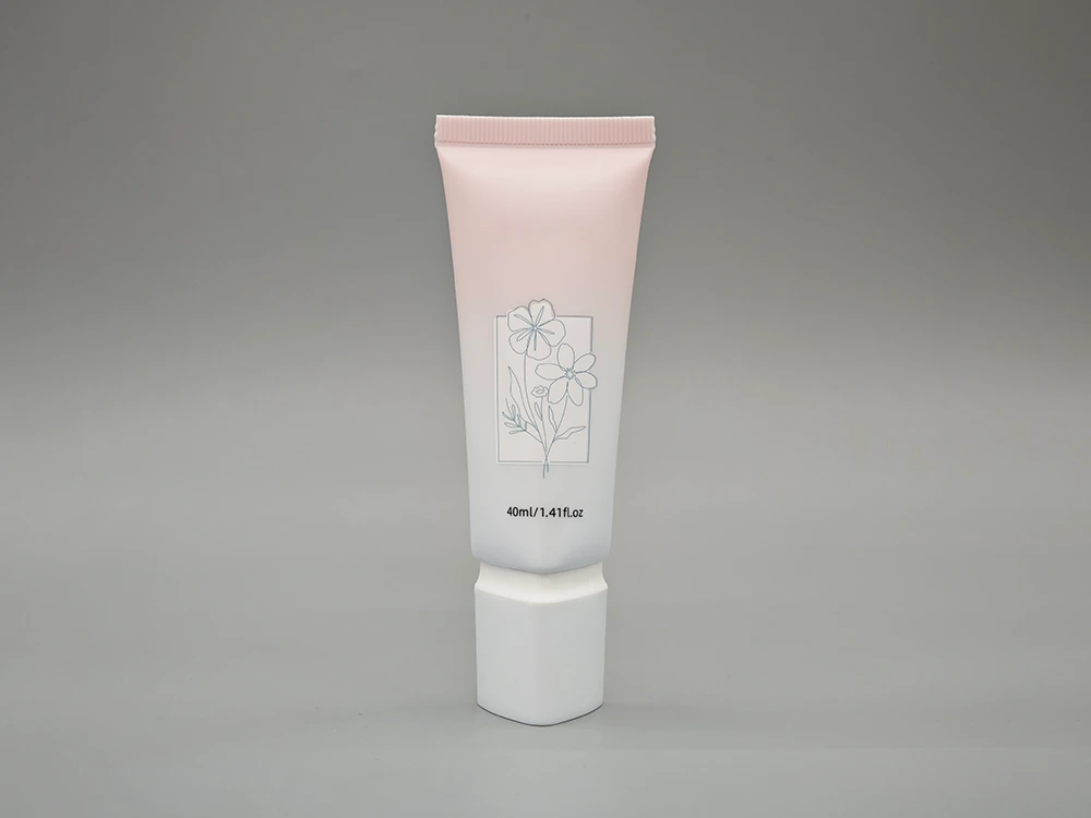 Handcreme-Rohr mit Dreiecks-Twist-Kappe im Rosa-Blau-Gradienten D35mm 40 ml 1