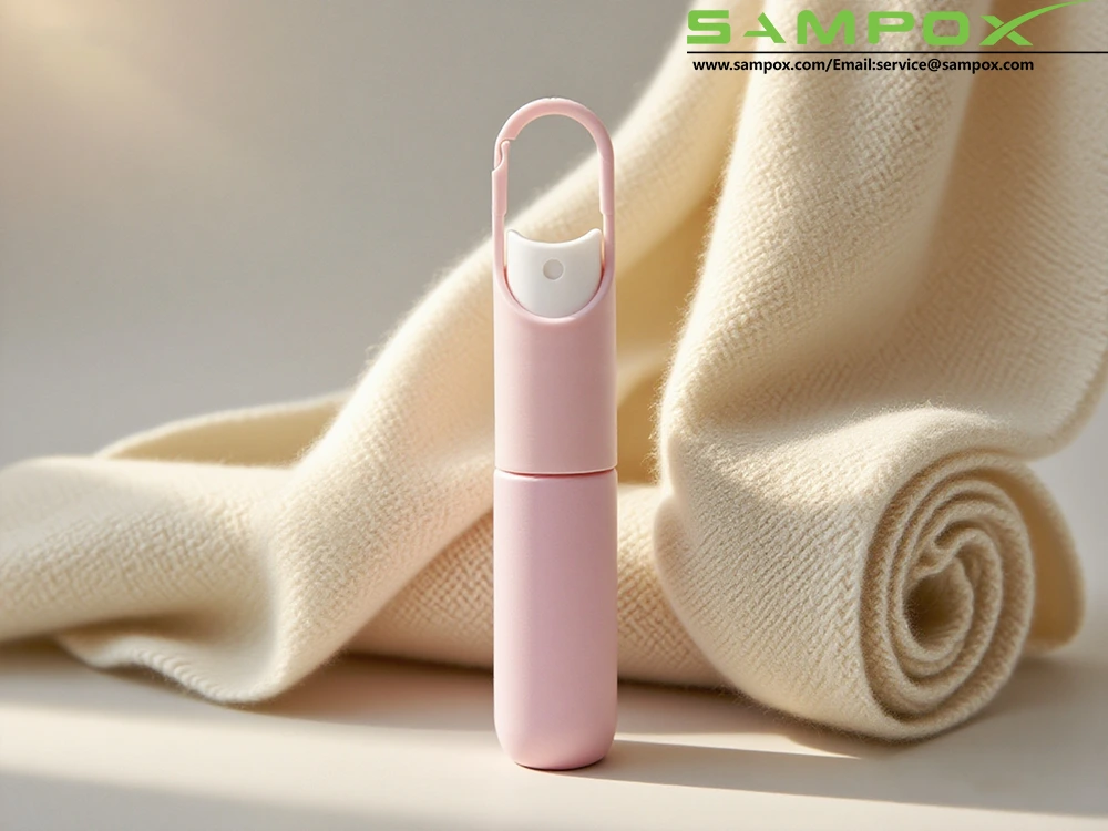 Custom Color PET Hanging Spray Bottle with Hook 20ml D24mm 1