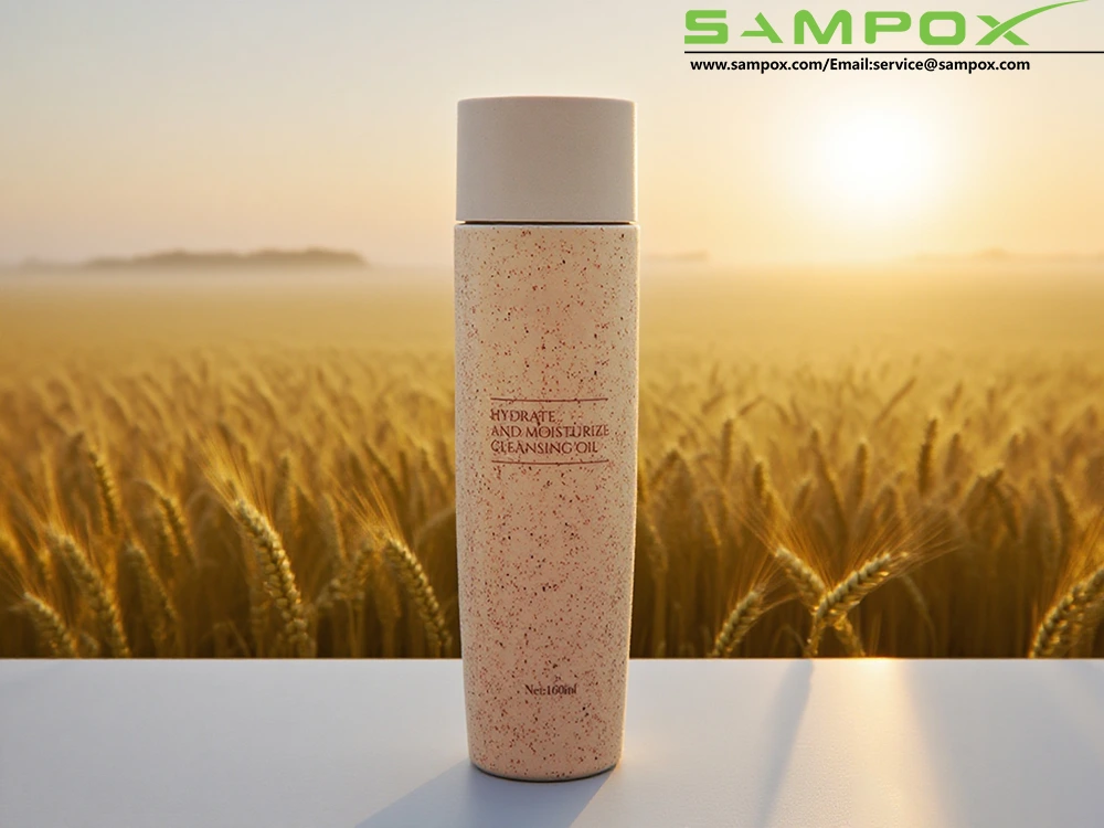 ขวดย่อยสลายได้แบบหลอดพร้อมฝาเกลียว 160 มล. D44 มม. 1