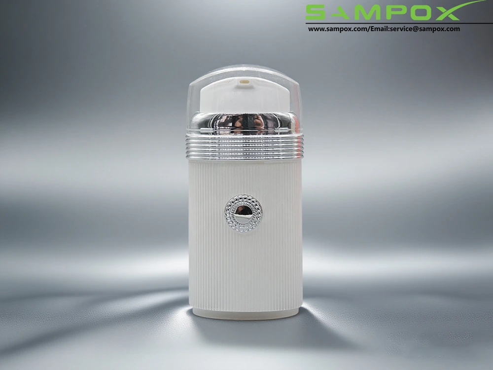 ขวดโลชั่นทรงแบน ลายแนวตั้ง ตกแต่งด้วยสีเงิน ขนาด D54 มม. 1