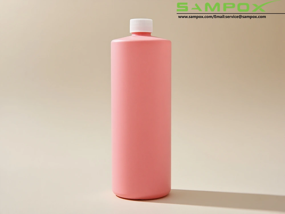 ขวด PCR เป็นมิตรกับสิ่งแวดล้อมพร้อมฝาเกลียวสีขาว ขนาด D85 มม. 1