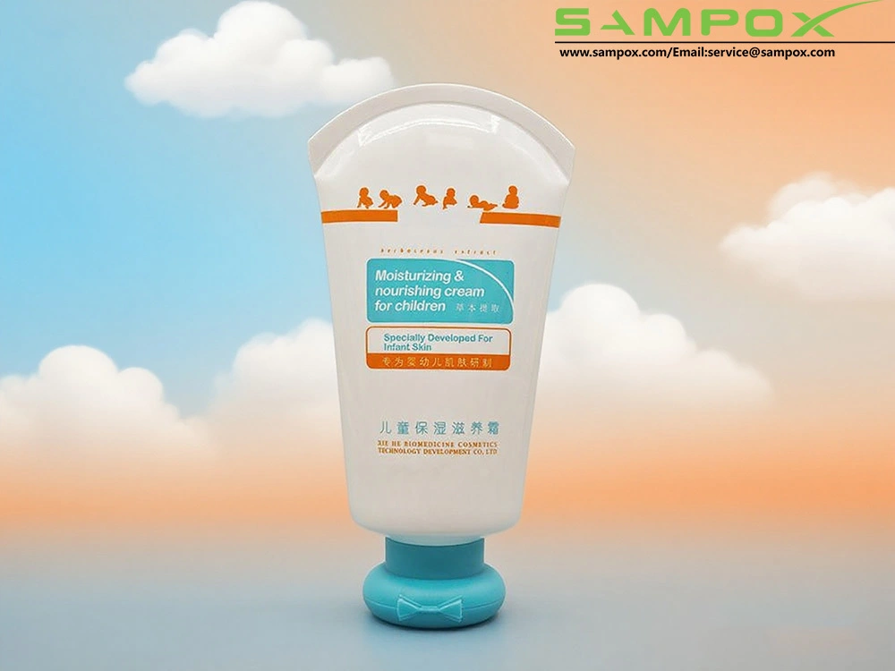 Children's Moisturizing Cream Tube with Unique Tail and Large Flip Cap D30mm 1
