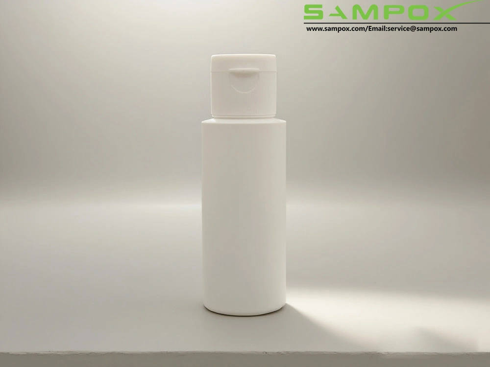 ขวดรีฟิลพลาสติก PCR เป็นมิตรกับสิ่งแวดล้อมพร้อมฝาพับและฝาปิดที่ปรับแต่งได้ 1