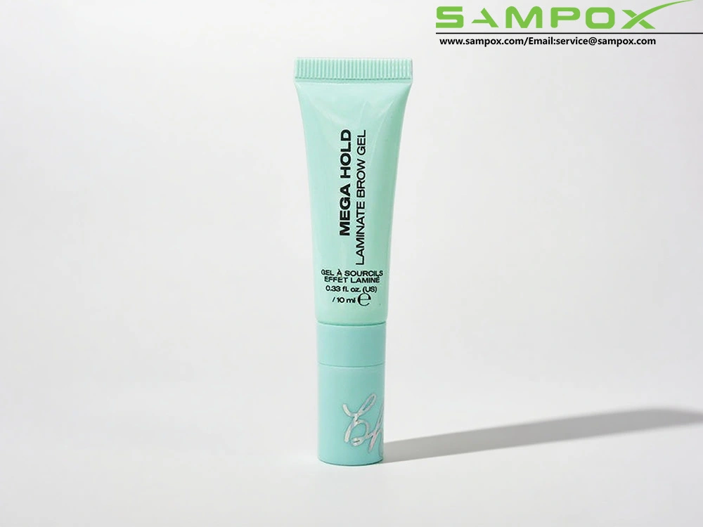 Augenbrauengel-Tube mit Keramikspitze und cyanfarbenem Verschluss, 10 ml 1