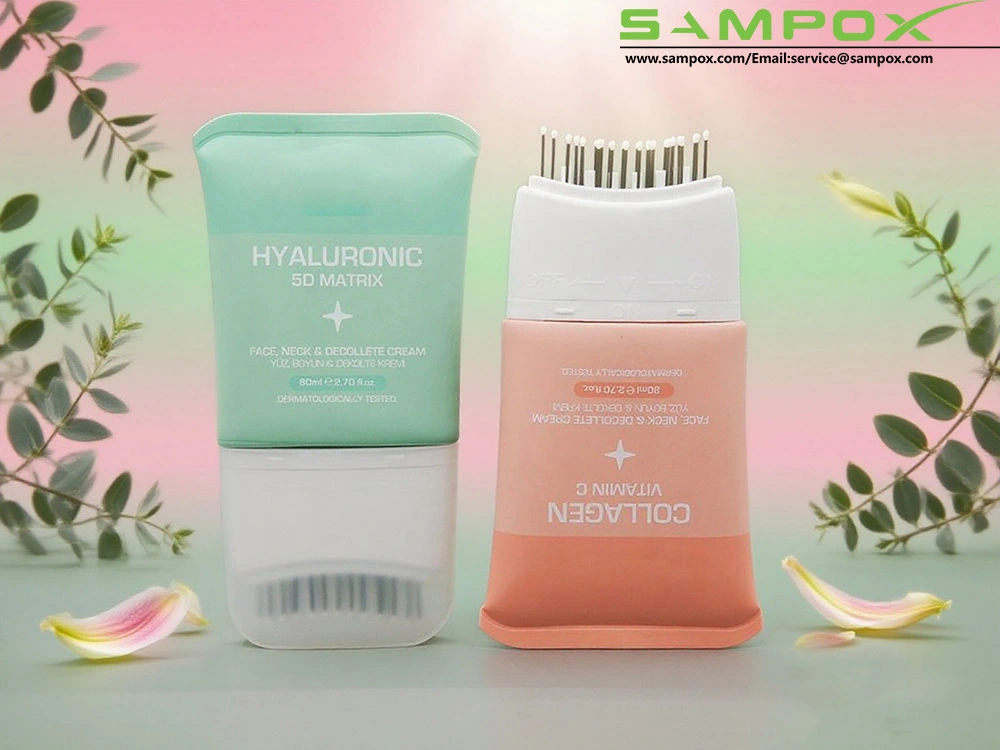 Care Cream Tube 80ml 50mm - Flat Design with Massaging Comb Head & Frosted Protection Cap 1