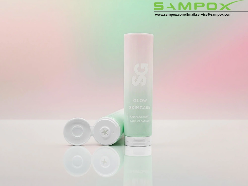 Glossy Gradient PE Tube with Star Orifice and Eco Cap 200ml 50mm 1