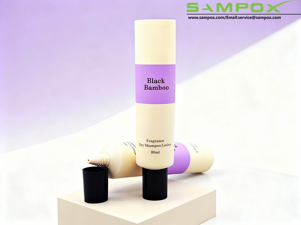 Minimalist PE Dry Shampoo Tube with Precise Long Nozzle 80ml/35mm 1