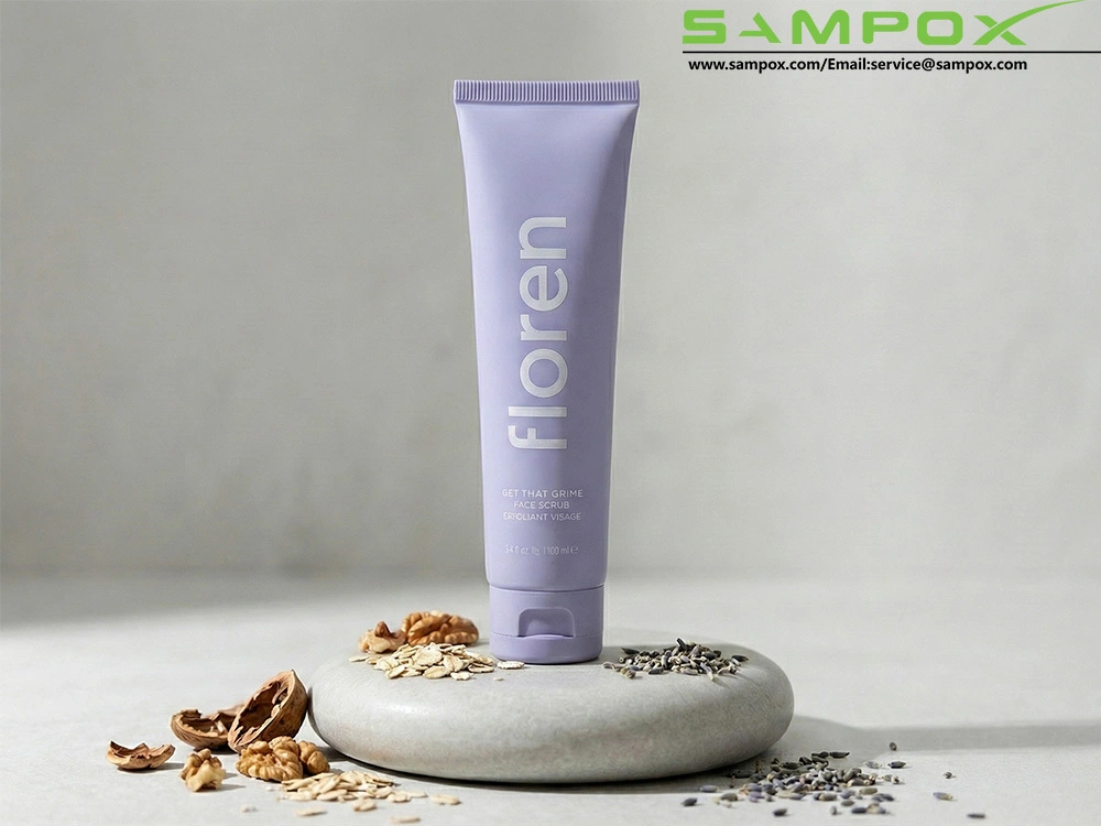 40 Percent PCR Sustainable Tube Flip-Top Cap Matte Finish Screen Printing 1