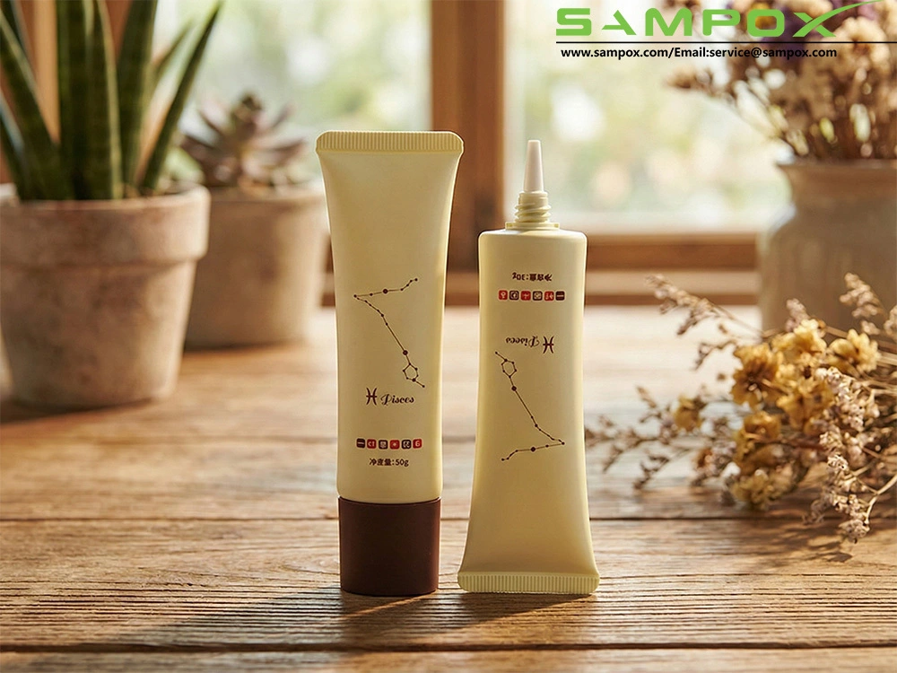 Cream Beige PE Tube with Separable Precision Nozzle 30g/25mm 1