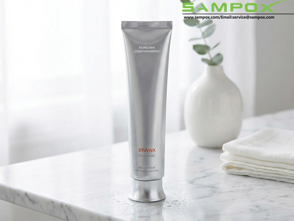 Metallic Silver ABL Tube with Wide Pedestal Cap 1