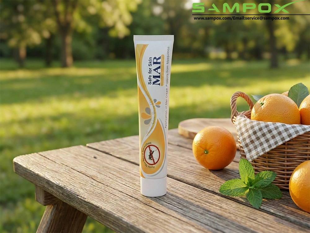 Tubo ABL amarillo para crema repelente de mosquitos 10 g 16 mm 1