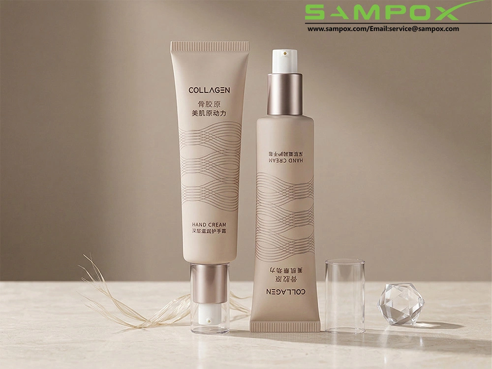 Nude PE Hand Cream Tube 35mm with Premium Airless Pump 1